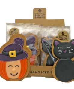 Original Biscuit Bakers Witch and Cat gingerbread biscuits