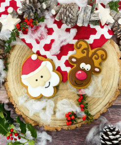 Original Biscuit Bakers - Mr Claus and Reindeer Gift Pack Duo