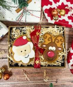 Original Biscuit Bakers - Mr Claus and Reindeer Gift Pack Duo