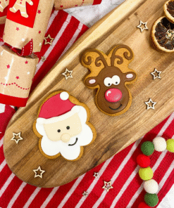 Original Biscuit Bakers - Mr Claus and Reindeer Gift Pack Duo
