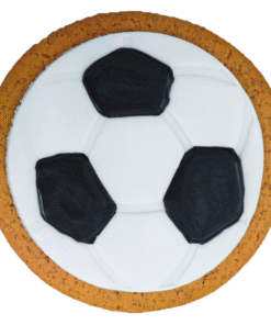 Original Biscuit Bakers hand iced football biscuit